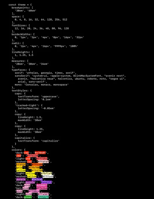 Screenshot of a js theme file