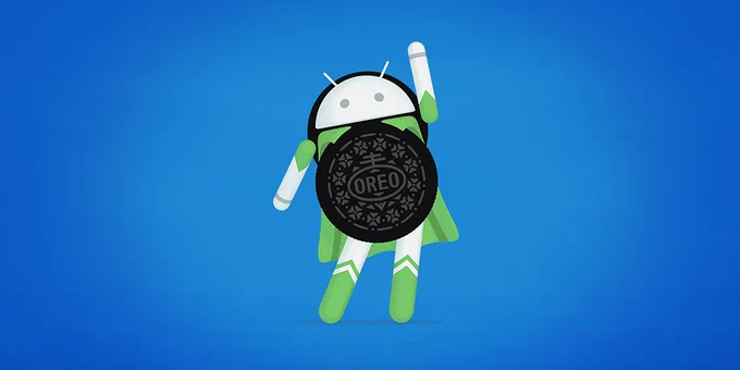 Image of Android Oreo super hero