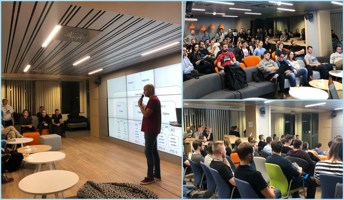 We co-hosted another edition of meet.js Kraków