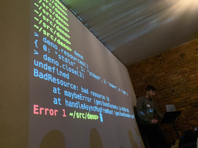 Ryan at brooklynJS talk