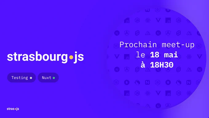Prochain meet-up le 18 mai à 18h30