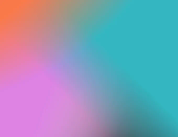 An orange, pink, and green gradient