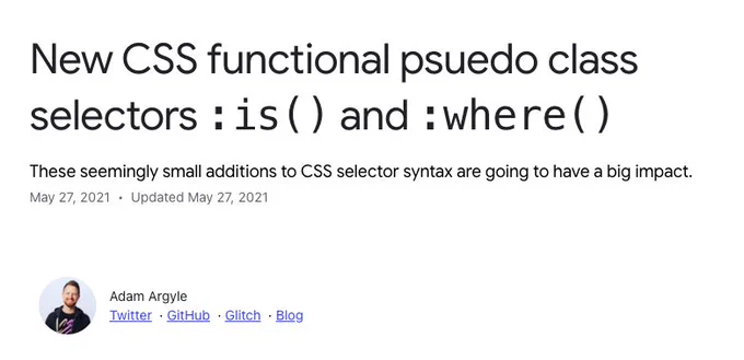 screenshot of the header and intro for the post link provided
