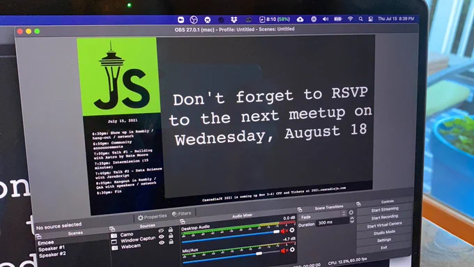 Don't forget our next meeting on Aug 18