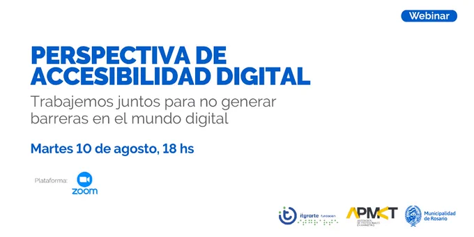 Trabajemos juntos para no generar barreras en el mundo digital. 