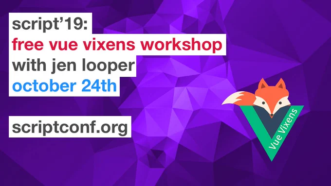 The Vue Vixens Workshop Twitter Card