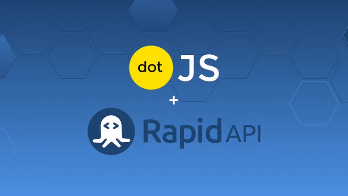 dotJS and RapidAPI logo