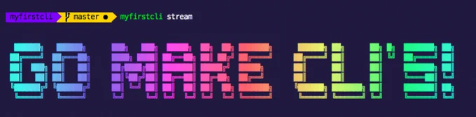 fancy colorful cli's