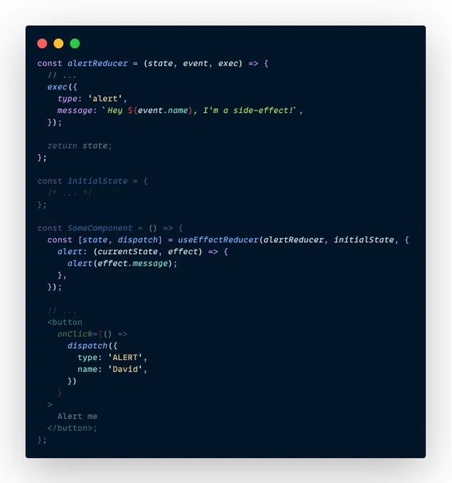 https://github.com/davidkpiano/useeffectreducer