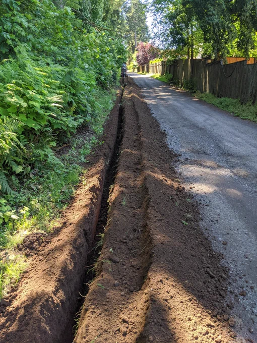 Endless trench