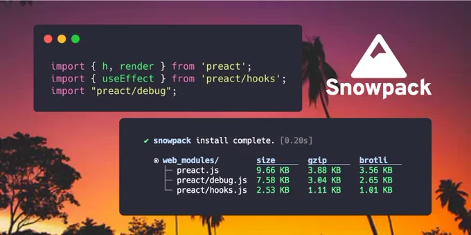 Example of export map support in Snowpack