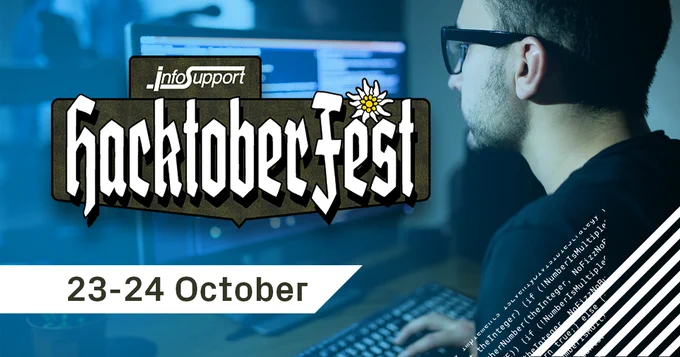 Hacktoberfest - Hackathon 2020 - 23 & 24 October 

Worldwide, October is thé month to contribute to the Open Source community. From Info Support we are organizing a cool initiative (if we may say so ourselves ;-)) that you want to be part of!

On October 23 and 24, we will be working on Dapr, Maven, .NET Core and Stryker. Together with our own experts Nico Jansen, Martin Kanters, Willem Meints, Maarten Mulders and Edwin van Wijk. Sign in and be part of this team. Contribute to Open Source. Can you do IT?