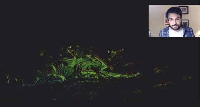 Visualisation of LIDAR data over time