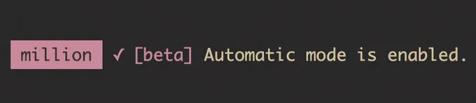 AUTOMATIC MODE ENABLED
