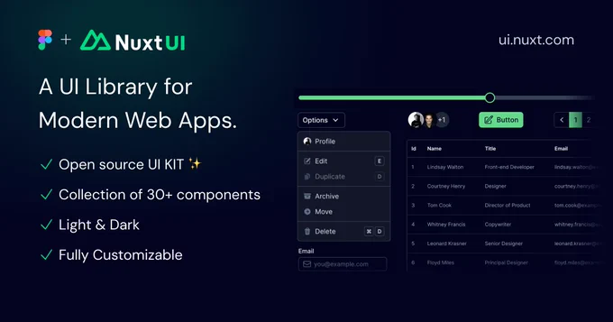 Nuxt UI Figma Kit is out!