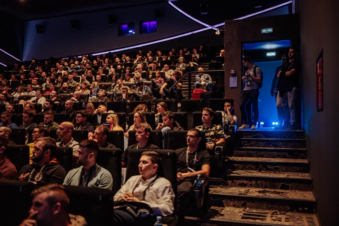 Lots of people watching my talk with deep interest and not at all looking bored 😄