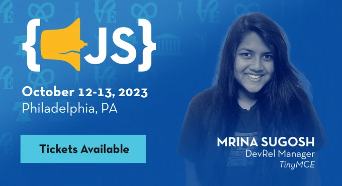 Picture of Mrina Sugosh, Developer Relations Manager at TinyMCE