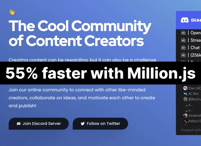 4C Site with Million.js