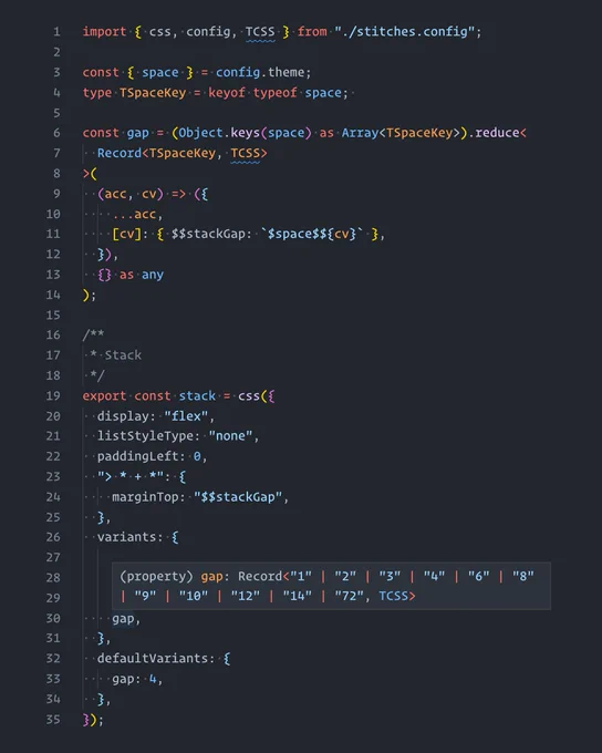 Screenshot of code from link provided in tweet