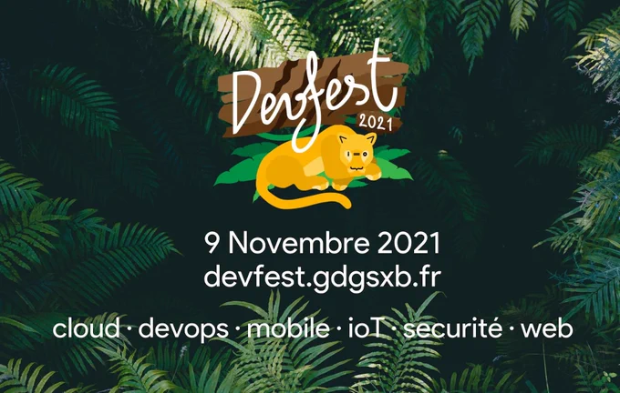 Conférence DevFest à Strasbourg le 9 novembre 2021