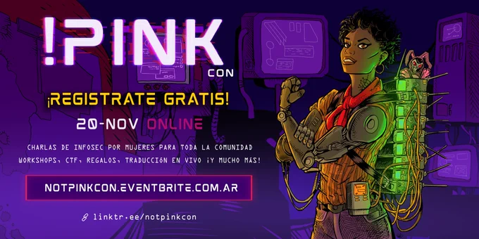 flyer de not pink conf