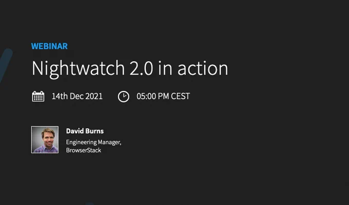 Webinar: Nightwatch 2.0 in Action