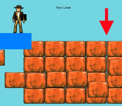Tile map with unintentional seam to the right