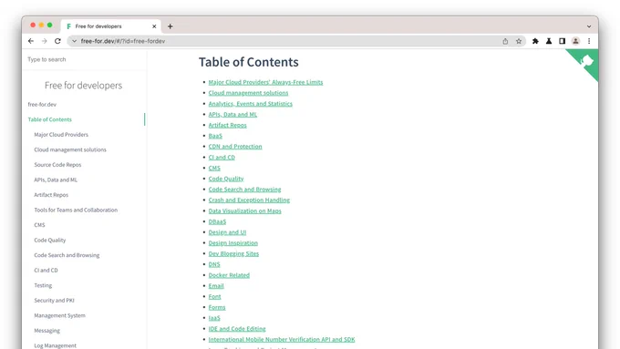 Developers and Open Source authors now have a massive amount of services offering free tiers, but it can be hard to find them all to make informed decisions.

This is a list of software (SaaS, PaaS, IaaS, etc.) and other offerings that have free tiers for developers.

The scope of this particular list is limited to things that infrastructure developers (System Administrator, DevOps Practitioners, etc.) are likely to find useful. We love all the free services out there, but it would be good to keep it on topic. It's a bit of a grey line at times so this is a bit opinionated; do not be offended if I do not accept your contribution.