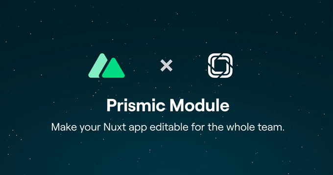 Prismic module is available for Nuxt 3