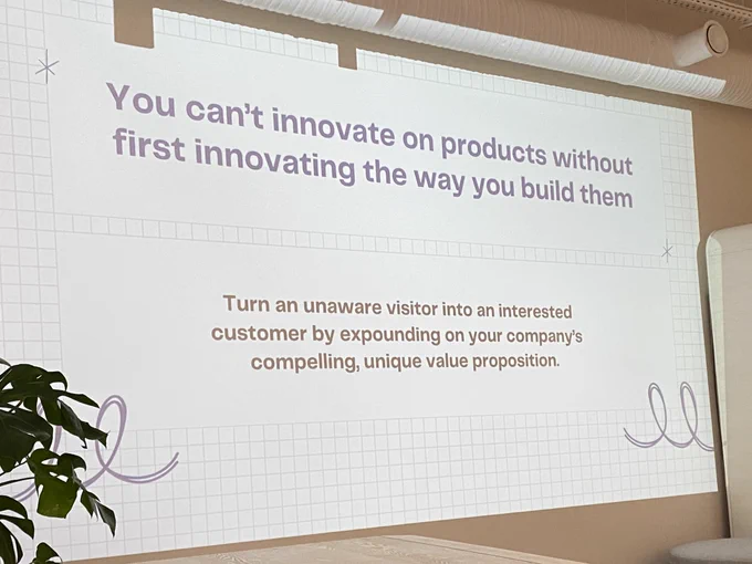 You can't innovate on products without first innovating the way you build them. Turn an unaware visitor into an interested customer by expounding on your company's compelling, unique value proposition.