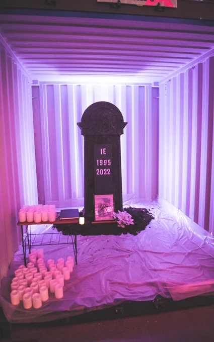 Rest in peace IE