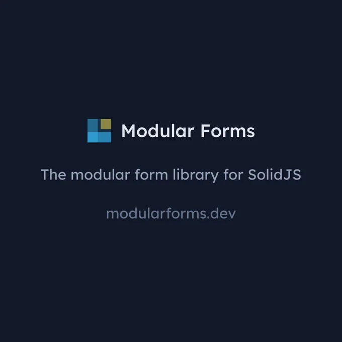 Modular Forms: The modular form library for SolidJS