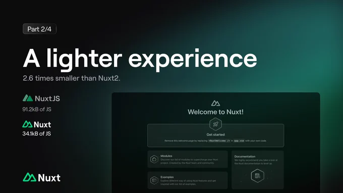 A lighter experience with Nuxt 3