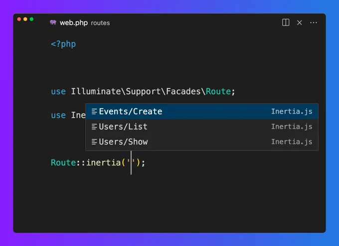 Autocompletion support