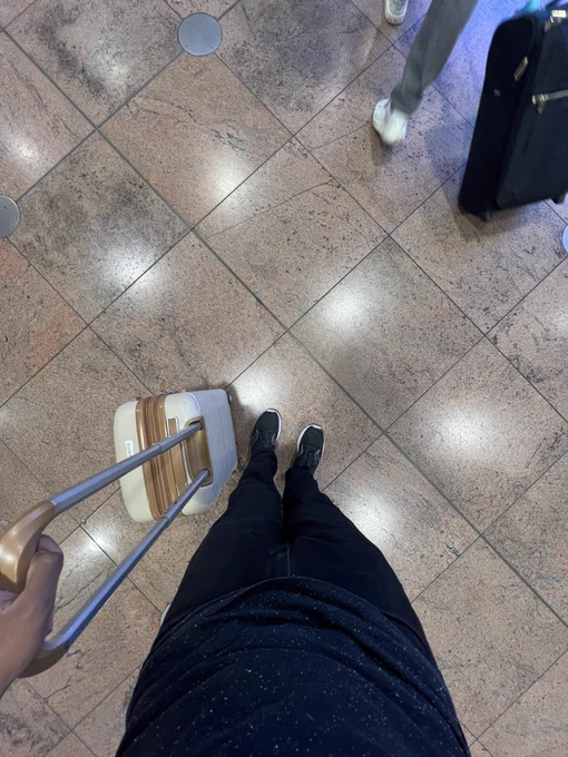 Me in an airport going to a conference again