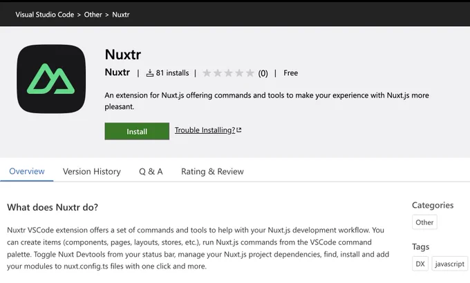 An extension for @nuxt_js offering commands and tools to make your experience more pleasant.