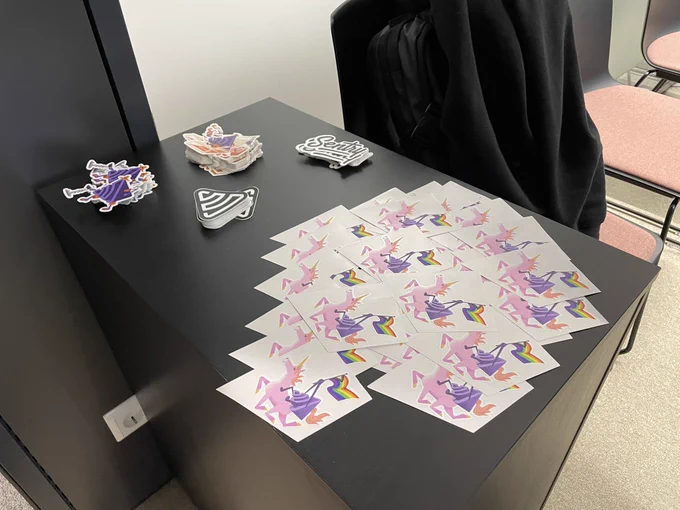 Sentry pride stickers