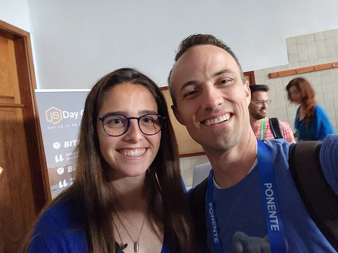 Kent with Anna selfie