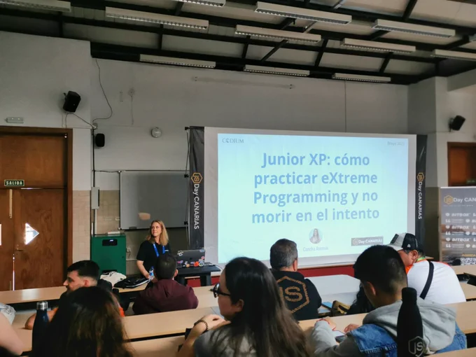 Foto de la charla Junior XP.