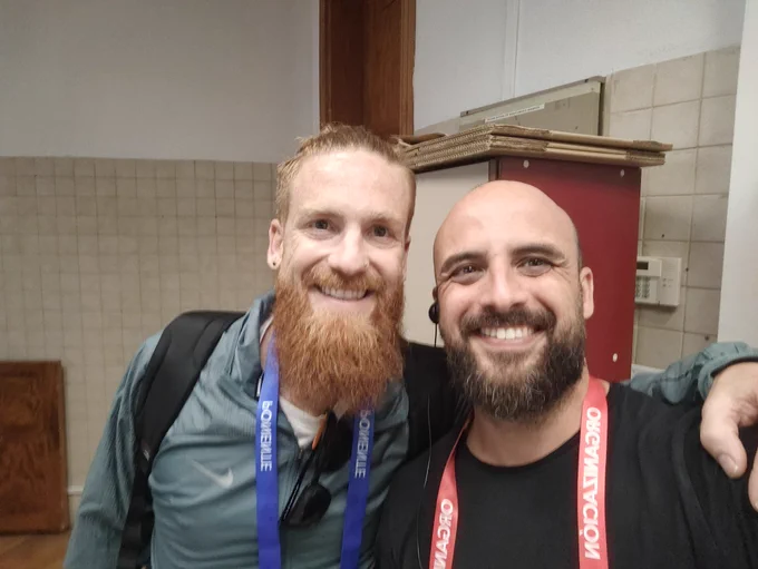 José Manuel Lucas and I
