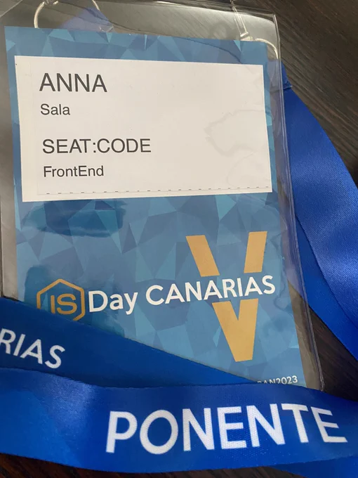 Speaker conference name tag