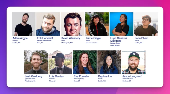 Photos of our speakers