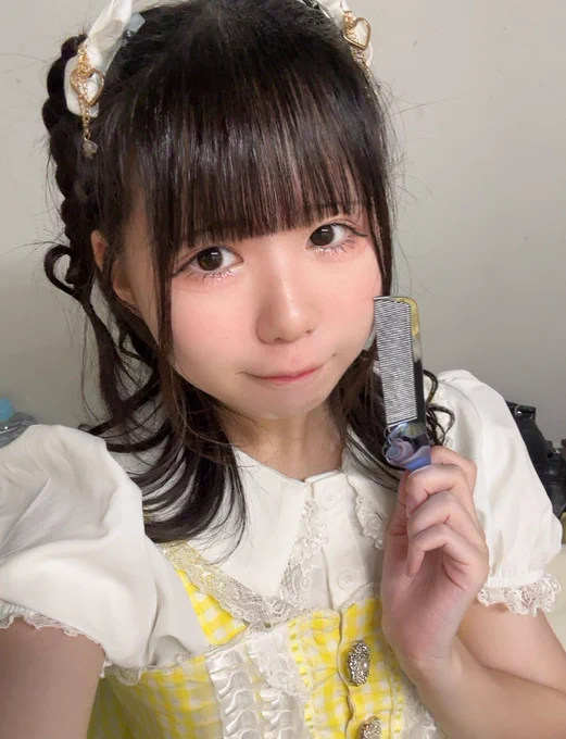 かわいい髪型でしょー！みちゅあみにハートした♡