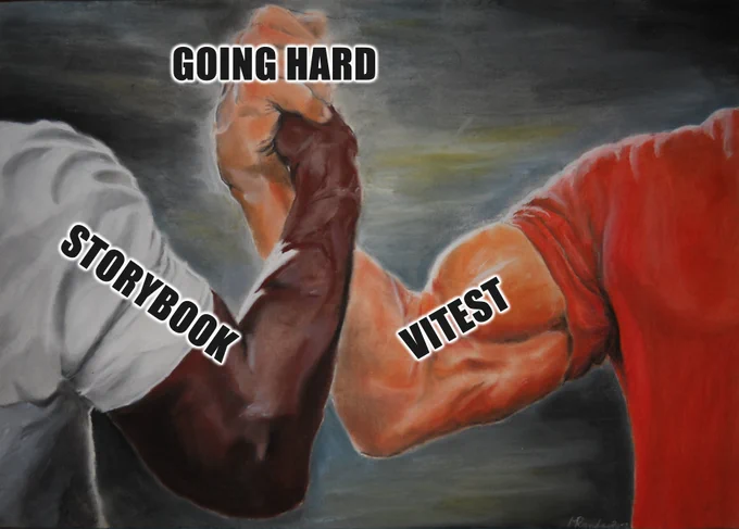 Storybook + Vitest go hard