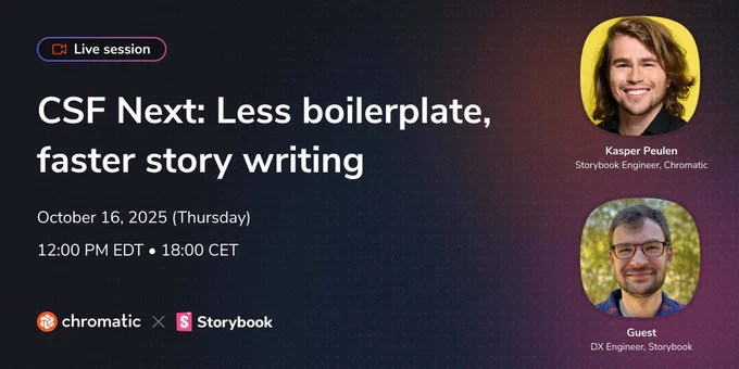 Webinar Invite: CSF Next – Less Boilerplate, faster story writing