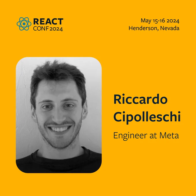Headshot of Riccardo Cipolleschi, engineer at Meta