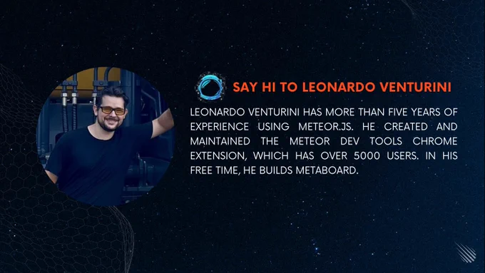 Say hi to Leonardo Venturini
