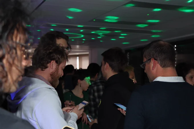 Photo of the Code Ine The Dark event puvlic during a session