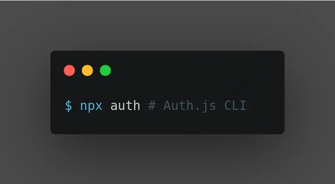 npx auth # Auth.js CLI