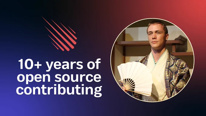 10+ years of open source contributing
